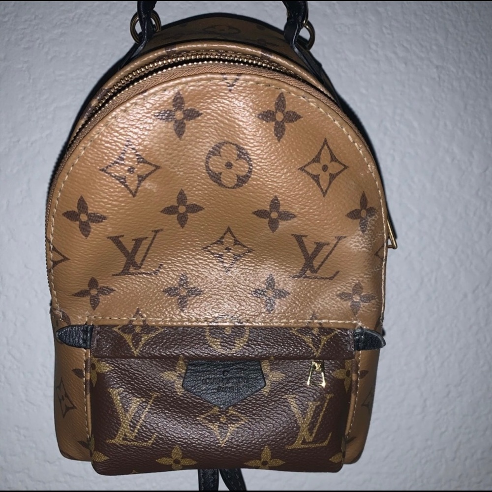 Louis Vuitton Palm Springs Backpack Reverse Monogram Canvas Mini